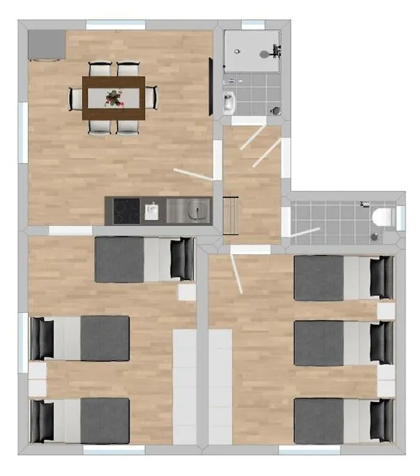 Apartment Sad801 - Geraeumige Monteurwohnung Schwandorf in Bayern Germany